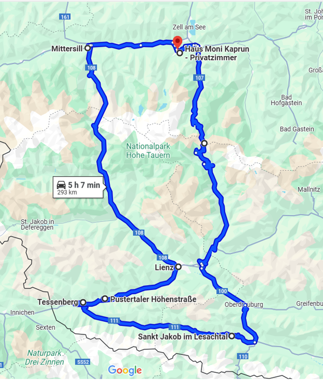Tour 5 Große Glocknerrunde